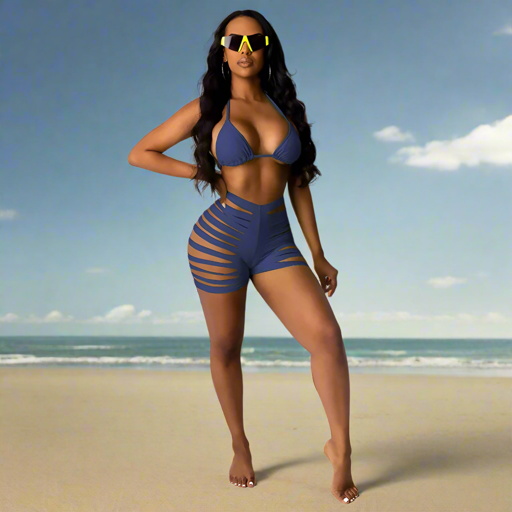 Go Sharonda Slay Sexy Cut-Out Bikini Set