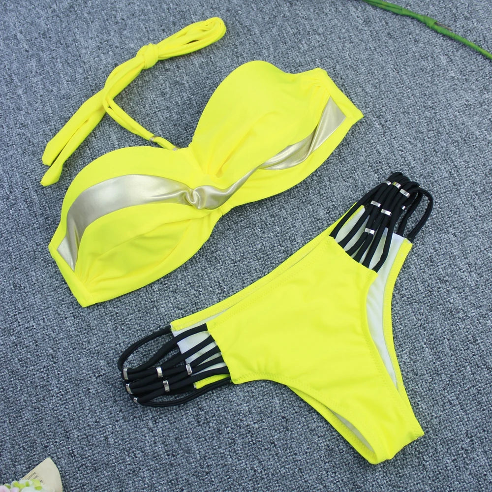 Go Taliyah Sexy Twist & Tease Women Bikini Set