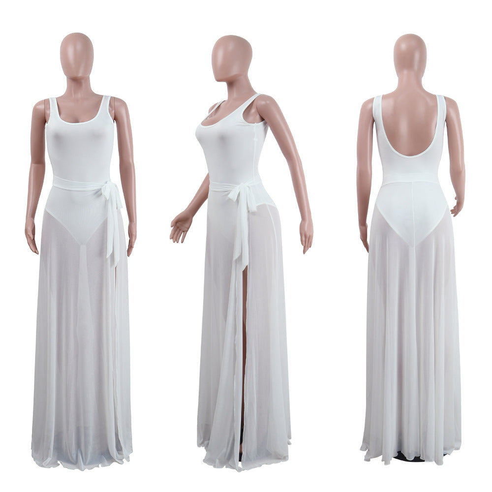 Go Evelyn Ethereal Goddess Sexy Sheer Two Piece Swimsuit