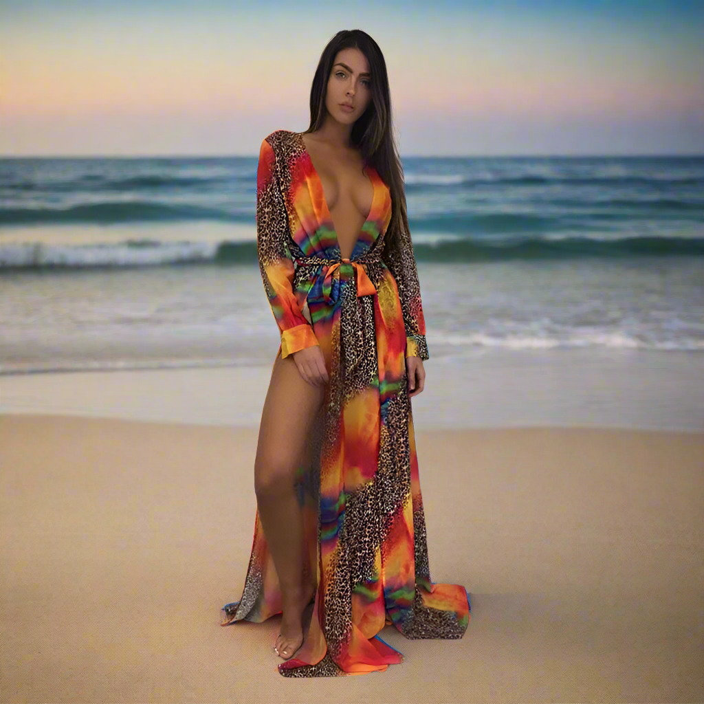 Go Sienna Sunset Sheer Cover-Up