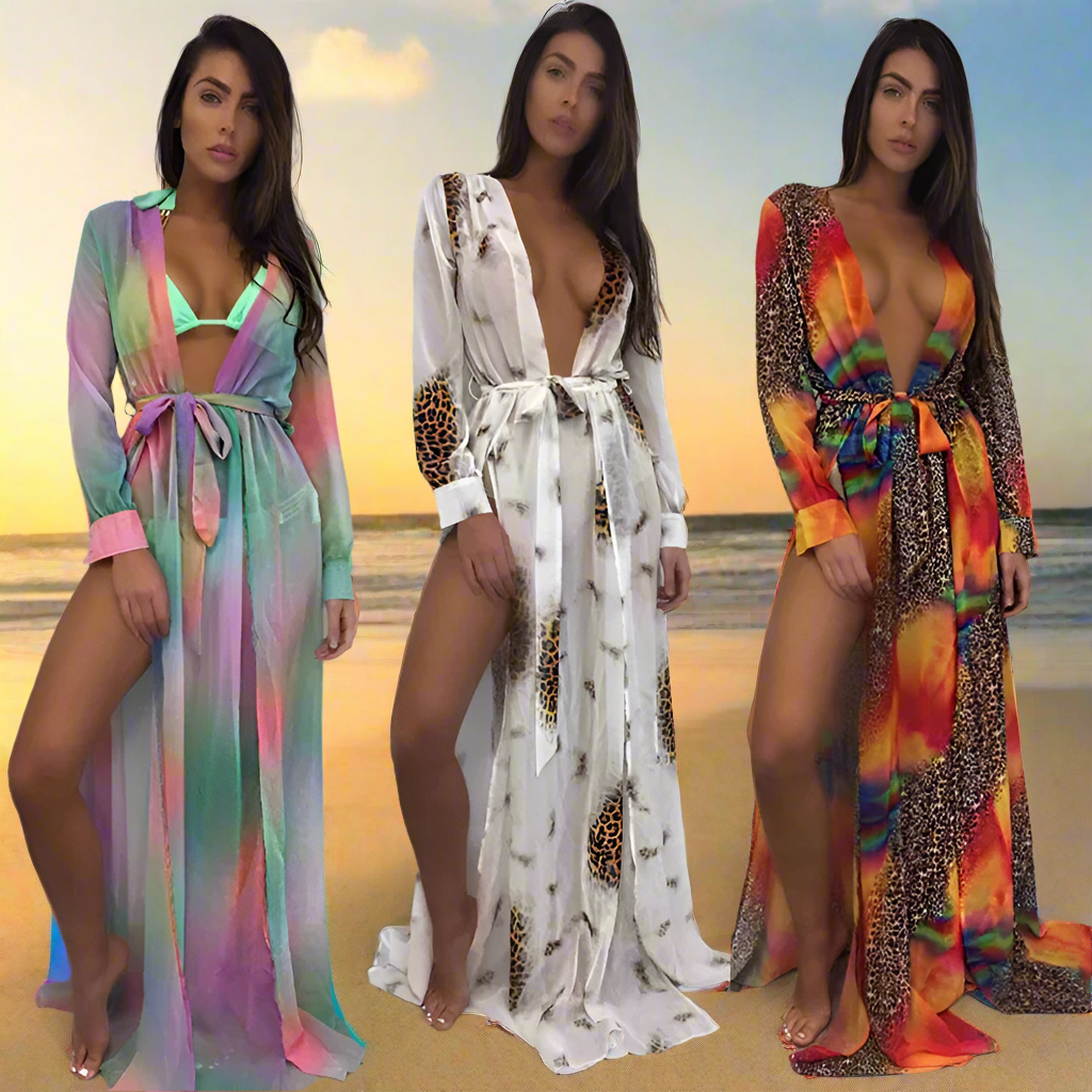 Go Sienna Sunset Sheer Cover-Up