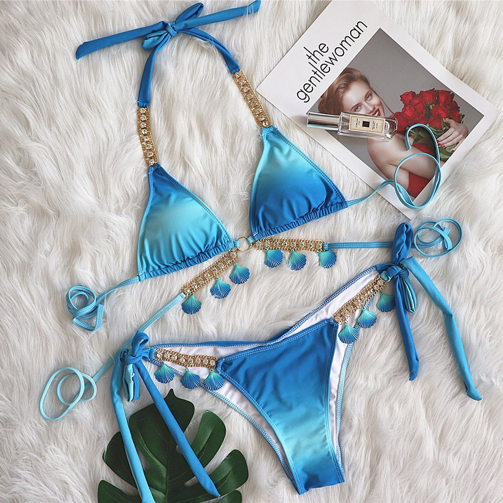 Go Sierra Leone Sunset Bliss Sexy Luxe Bikini Set